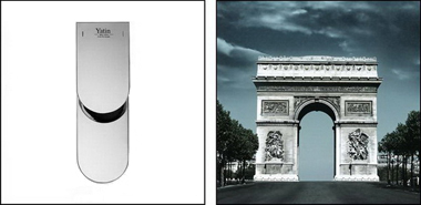 設計龍頭象徵拿破崙勝利戰役的法國凱旋門